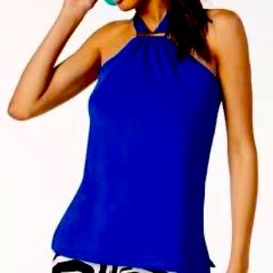 Trina Turk INC Royal blue halter